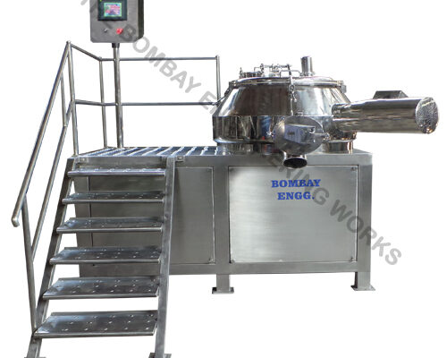 Rapid mixer granulator